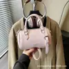 Bolso de Almohada Texturizado de Gama Alta de Nicho para Mujer, Nuevo Modelo de Comercio Exterior, Bolso de Hombro Cruzado Individual, Bolso Boston, Bolso de Mano Pequeño para Mujer