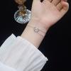 Pulsera de nube de plata esterlina 925 moda estilo coreano diseño nicho ins pulsera de nube auspiciosa colorida regalo Qixi con incrustaciones de diamantes