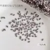 2*3.5mm decorações para nail art de zircônia cúbica em formato de losango com base plana, gemas de floco de neve deslumbrantes e da moda, acessórios de unha usáveis