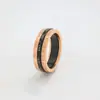 Anillo giratorio de moda nueva tendencia de calendario alfanumérico anillo medio de acero de titanio negro no se desvanece ventas directas de fábrica