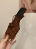Primer encuentro: Sandalias Doradas de Tacón Grueso Estilo Francés de Nicho con Tira Fina, Zapatos de Hada, Nuevos Tacones Altos de Verano 2025 para Combinar con Faldas