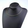 Comercio Exterior Europa y América WISH Estilo Caliente Moisés Mia Anillo de Acero Metálico Cadena para el Cuello Anillo Collar Sencillo