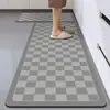 Alfombrillas de Cocina de Piso Nórdicas Simples Absorbentes de Agua y Aceite Barro de Diatomeas Alfombrillas Suaves Hogareñas Juego de Dos Piezas Alfombrillas Antideslizantes Venta al por Mayor Transfronteriza
