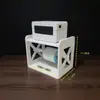 Soporte para estante de etiquetas, soporte para impresora de facturas de entrega exprés, soporte de colocación, panel frontal, estante de almacenamiento para impresora de escritorio, bandeja organizadora