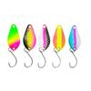 Cebo señuelo 2g Lentejuela colorida en forma de cuchara Anzuelo simple para Boca de caballo, Pez mandarín, Trucha Señuelo de pesca