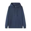 Sudadera con capucha de peso pesado de 300 g para otoño e invierno, Huamian, color liso, capucha de doble capa, forro polar, marca de tendencia, top sudadera casual holgado para mujer