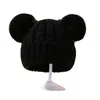 Nuevo Gorro Infantil de Hilo Retorcido de Color Sólido con Doble Bola en Stock para Otoño e Invierno, Cálido Gorro de Bebé Pullover al por Mayor