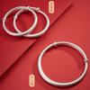 Pulsera de plata de ley S999 para mujer joven, herencia infantil antigua francesa para bebé, regalo de cumpleaños de un año para padre e hijo/a