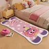 Alfombra de Imitación Cachemir con Dibujos Animados Lindos para Dormitorio, Manta Antideslizante para Mesita de Noche, Manta para Sofá Resistente al Desgaste y a las Manchas para el Hogar, Esterilla Refrigerante para Ventana de Mirador