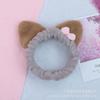 Lindo Diadema Tridimensional con Orejas de Gato Lavar Cara Maquillaje Elástico Lazo Orejas de Gato Diadema Venta Lindo Elástico Diadema