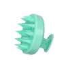 Peine Masajeador de Champú de Silicona Suave Transfronterizo para Limpieza del Cuero Cabelludo, Cepillo Masajeador Doméstico Estilo Japonés de Doble Uso Seco y Húmedo, Color Trigo