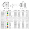 3528/1210 Luz indicadora LED de parche frontal azul T Chip San'an Tubo secundario luminoso de alto brillo