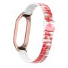 Adecuado para Correa Xiaomi Mi Band 8, Pulsera de Acero Inoxidable con Nudo de Bambú y Hebilla de Una Cuenta, Caja Metálica, Correa Xiaomi Mi Band 7