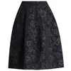 Falda midi estilo farol de jacquard retro, nueva colección otoño 2026, de cintura alta, que cubre la cadera, falda corta, moderna y rejuvenecedora, a la moda y voluminosa