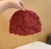 Gorro de punto de lana cálido y combinable con todo, estilo japonés, de doble capa, hecho a mano, para mujer, otoño e invierno, estilo coreano, con puntera