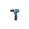 Taladro manual recargable de 12 V de comercio exterior transfronterizo, destornillador eléctrico de litio de doble uso y alta potencia, adecuado para uso en interiores y exteriores.