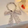 Diadema de Cadena Vintage Tela de Satén de Palacio Pinza para el Cabello Banda para el Cabello Verano para Mujer Bufanda de Seda Cinta Lazo para el Cabello Diadema