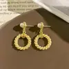 Pendientes de Plata de Ley S925 con Perlas de Imitación de Gama Alta para Mujer, Pendientes de Diseño Nicho, Pinzas para Orejas y Accesorios para Orejas Versátiles y Elegantes