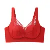 Sutiã Push-Up de Renda Sem Fio Ajustável para Seios Pequenos, Grande Efeito Levanta-Busto, Lingerie Amiga da Pele com Sensação de Segunda Pele para Mulheres, Sutiã Retrator de Seios