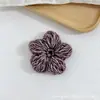 Acessórios de flor de lã de cinco pétalas feitos à mão para roupas, acessórios de cabelo, sapatos, chapéus, flores decorativas, acessórios DIY e materiais para atacado