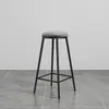 Taburete de Bar de Segunda Mano con Marco de Hierro, para Uso en Casa con Respaldo, Taburete Alto Minimalista Nórdico, Adecuado para Bares, Cafeterías y Uso Comercial, Taburete de Bar para Reuniones