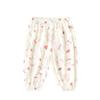 Pantalones Largos Bebé Panda Kaka para Niñas Pantalones Anti-mosquitos Ropa de Verano para Bebé Pantalones Casuales de Verano para Niños Aire Acondicionado Tendencia