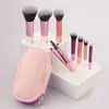 Set de Brochas de Maquillaje de Tubo Largo de 10 Piezas, Set Completo de Brocha para Polvo Suelto, Brocha para Contorno, Brocha para Sombra de Ojos, Brocha de Maquillaje, Brocha de Maquillaje Portátil para Profesionales del Maquillaje