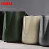 Nibu Acero Inoxidable 304 Taza para Espumar Leche para Arte Latte Olla para Espumar Leche Taza Puntiaguda Utensilio de Café Tanque de Leche Tanque para Arte Latte con Escala