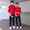 Traje deportivo para pareja de primavera y otoño, ropa deportiva de ocio para estudiantes masculinos y femeninos, ropa de artes marciales, ropa de entrenamiento, uniforme de grupo, uniforme escolar
