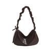 2024 Nuevo Estilo Bolso Dumpling Tacto de Alta Gama Moderno Casual Textura Plisada Gran Capacidad Suave Bolso de Hombro Sobaco