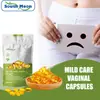 Cápsulas de Cuidado Femenino South Moon Limpieza Diaria Corporal y Eliminación de Olores Frescura Natural Cápsulas de Cuidado Suave