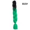 Trenza Jumbo Africana de Colores, Trenzas Sueltas Grandes, Rastas de Color Degradado, Procesamiento Personalizado