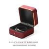 Caja de joyería Kaituo con borde dorado, caja para anillos, colgantes, pulseras de piel PU con esquinas redondeadas, caja de embalaje para joyería, al por mayor, en stock