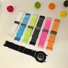 Para Samsung Galaxy Watch7 Fivela Magnética Pulseira de Nylon Refletiva Compatível com Galaxy Watch6 5 4