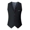2024 Primavera e Outono Nova Moda Britânica Colete Masculino Slim-fit Colete Masculino Estilo Coreano Colete Terno