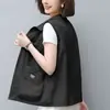 Transfronterizo 40.00 kg-150.00 kg talla extragrande chaleco para madre con sobrepeso primavera verano otoño chaleco sin mangas abrigo moda para mujer ins