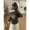 Un Spoon de Dulzura [Suya] Top de una Sola Manga Estrella Otoño 2026 Nuevo Manga Larga Estilo Casual Camiseta para Mujer 67000