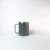 Taza con asa de acero inoxidable 304 transfronteriza de 12 oz, taza de vacío de doble capa, taza de café con aerosol creativa, se puede imprimir el logotipo