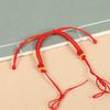 Pulseira para bebê de cem dias um mês produto semiacabado pulseira de bebê contas vestíveis corda vermelha DIY infantil feito à mão corda trançada