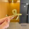 Pinza de Agarre Pequeña de Gel Simple Pinza para el Cabello Pinza para Flequillo Delantero Pinza de Acabado para Cabello Suelto Lateral de Mujer Nuevo Estilo Pinza para el Cabello