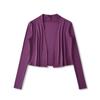 2025 Primavera/Verano Nuevo Top de Mujer Sexy Estilo Deseo Puro Tencel Protector Solar Irregular Versátil Camisa para Aire Acondicionado