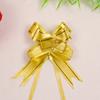 Envío Gratis 18 Cintas Florales Dibujadas a Mano Caja de Regalo de Navidad Boda Envoltura de Regalo Flores Adorno de Moño con Borde Dorado Venta al por Mayor