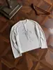 Camiseta de Protección Solar de Alta Calidad "Ángel Alado" de Lyocell Tencel con Cuello Henry, Camiseta Básica Transpirable de Manga Larga Estampada
