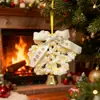 Sino de Vento Floco de Neve Pingente para Árvore de Natal 2025 Presente de Natal Arranjo de Atmosfera Pingente de Floco de Neve para Árvore de Natal Árvore de Natal