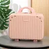 Maleta Estuche de Regalo Retro Estuche Cosmético Macaron Maleta Pequeña Souvenir Ventilador Bolsa de Almacenamiento Conveniente