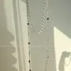 Nuevo Collar Largo con Borla de Cristal y Cuentas Estilo Chino para Mujer para Usar en Capas Cadena de Suéter de Alta Gama Accesorios de Diseño de Estilo Étnico