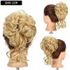 Peluca de Moño de Pelo Largo de Fibra Sintética Transfronteriza para Mujer, Estilo Europeo y Americano, Peluca Esponjosa de Seda de Alta Temperatura Estilo Nido para Venta al por Mayor