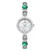 Reloj Pulsera Vintage de Lujo Ligero para Mujer Goldie Nicho de Alta Gama Forma de Corazón con Pedrería Lujo Ligero Elegante Reloj de Cuarzo