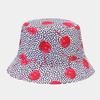Sombrero cubo plegable de viaje para exteriores de primavera y verano, sombrero de pescador de doble cara, sombrero para el sol con protección solar estampado para hombres y mujeres