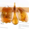 Palo de Masaje Facial Lifting, Cepillo Meridian, Herramienta de Belleza para Puntos de Acupuntura de Pies, Bolígrafo de Acupresión, Tabla Raspadora de Masaje para la Salud de Resina